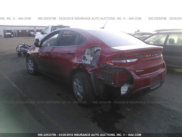 1C3CDFAA7DD257669 - 2013 DODGE DART SE/AERO RED photo 3