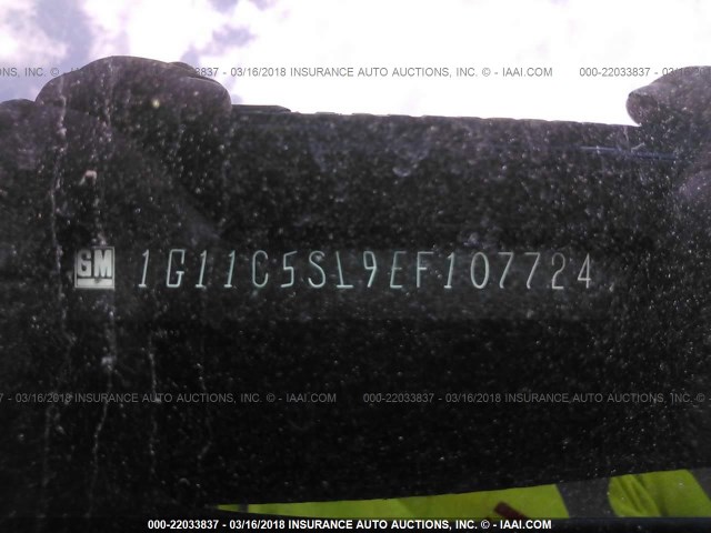 1G11C5SL9EF107724 - 2014 CHEVROLET MALIBU 1LT 白色 照片 9