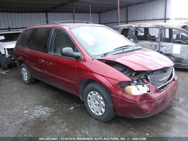 2C4GP44343R298276 - 2003 CHRYSLER TOWN & COUNTRY LX MAROON photo 1