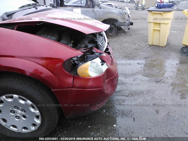 2C4GP44343R298276 - 2003 CHRYSLER TOWN & COUNTRY LX MAROON photo 6