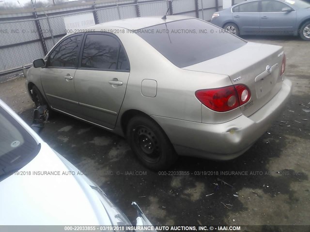 2T1BR32E17C765291 - 2007 TOYOTA COROLLA CE/LE/S TAN photo 3