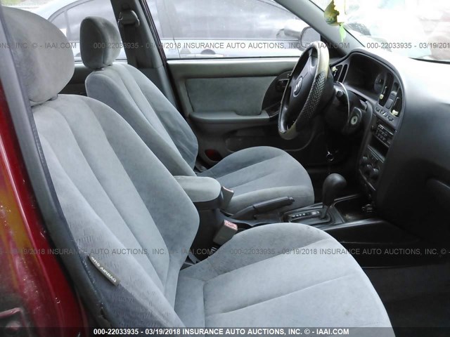 KMHDN46D34U714915 - 2004 HYUNDAI ELANTRA GLS/GT RED photo 5