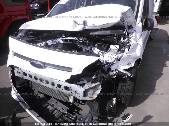 NM0LS7F78F1206932 - 2015 FORD TRANSIT CONNECT XLT YELLOW photo 6
