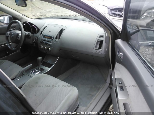 1N4AL11D36C250171 - 2006 NISSAN ALTIMA S/SL GRAY photo 5