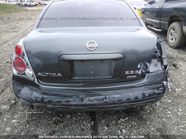 1N4AL11D36C250171 - 2006 NISSAN ALTIMA S/SL GRAY photo 6