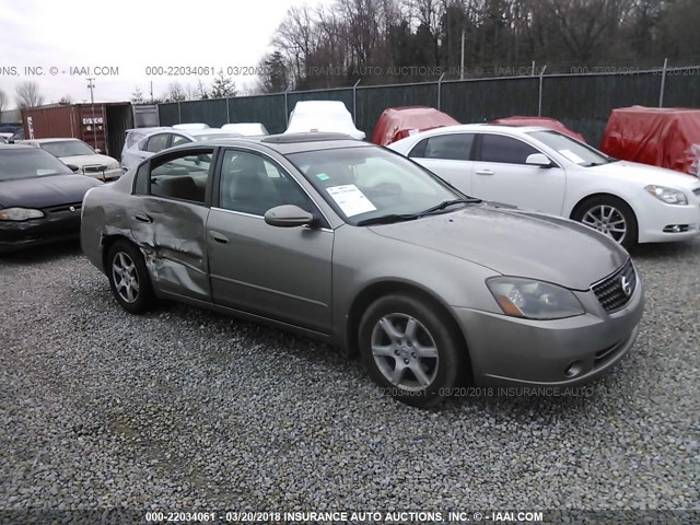 1N4AL11D86C212175 - 2006 NISSAN ALTIMA S/SL GRAY photo 1