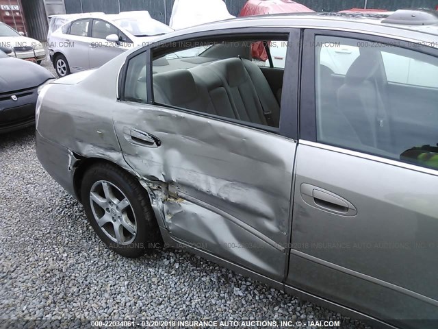 1N4AL11D86C212175 - 2006 NISSAN ALTIMA S/SL GRAY photo 6