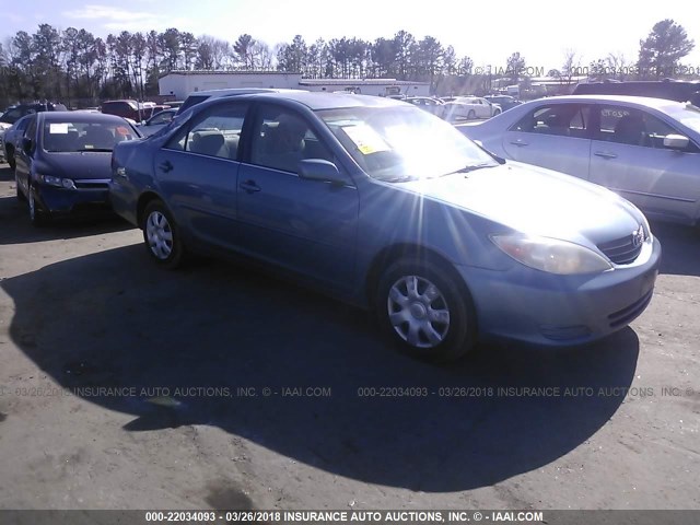 4T1BE32K44U819100 - 2004 TOYOTA CAMRY LE/XLE/SE Light Blue photo 1