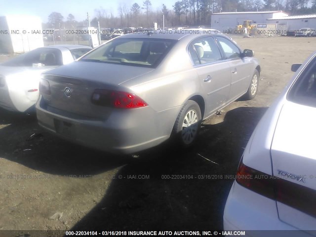 1G4HP57246U205076 - 2006 BUICK LUCERNE CX BROWN photo 4