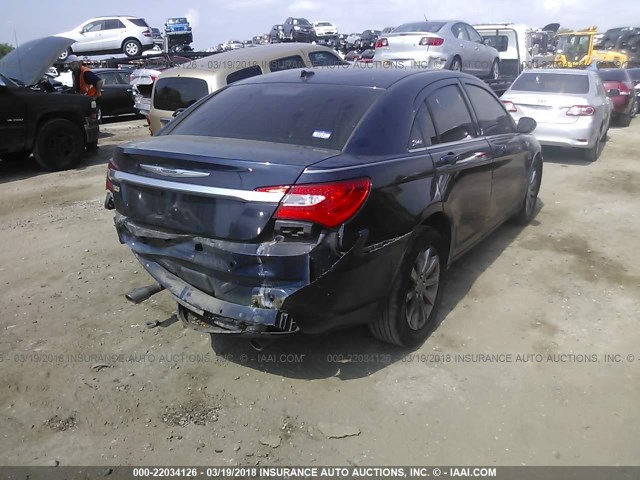 1C3CCBBG3DN569111 - 2013 CHRYSLER 200 TOURING BLUE photo 4