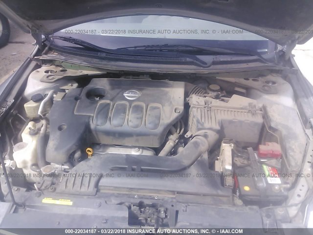 1N4AL21E47N496408 - 2007 NISSAN ALTIMA 2.5/2.5S SILVER photo 10