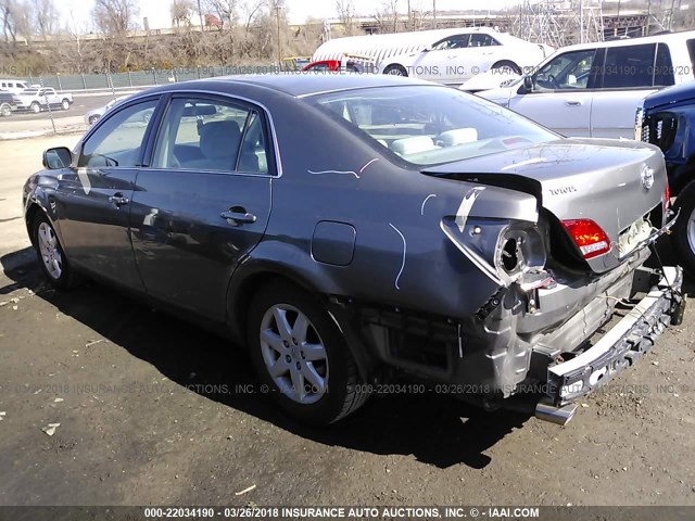 4T1BK36B77U192223 - 2007 TOYOTA AVALON XL/XLS/TOURING/LIMITED GRAY photo 3