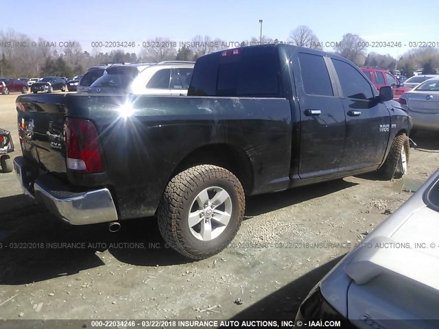 1C6RR7GT9GS384484 - 2016 RAM 1500 GREEN photo 4