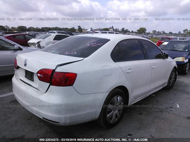 3VW2K7AJ4DM221569 - 2013 VOLKSWAGEN JETTA S 白色 照片 6