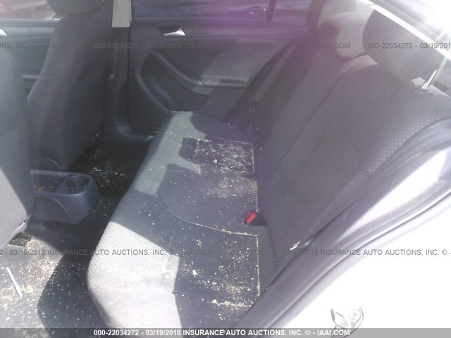 3VW2K7AJ4DM221569 - 2013 VOLKSWAGEN JETTA S 白色 照片 8