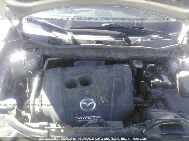 JM3KE4CY9F0438986 - 2015 MAZDA CX-5 TOURING Серебристый фото 10