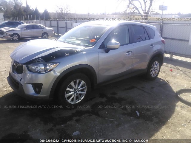 JM3KE4CY9F0438986 - 2015 MAZDA CX-5 TOURING Серебристый фото 2