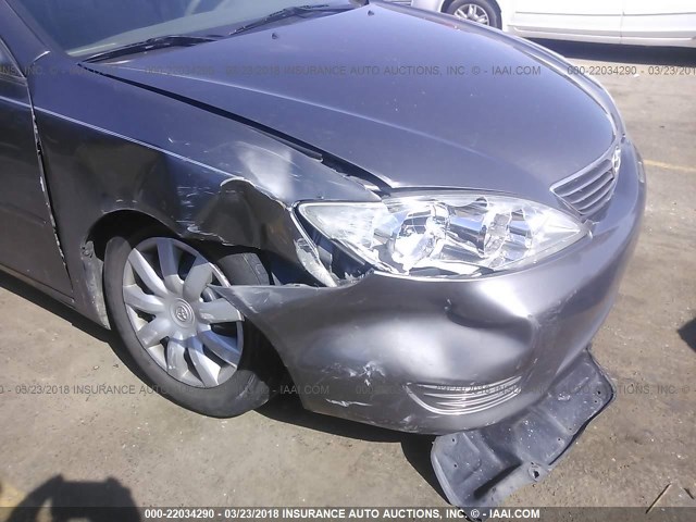 4T1BE30K85U523582 - 2005 TOYOTA CAMRY LE/XLE/SE 灰色 照片 6
