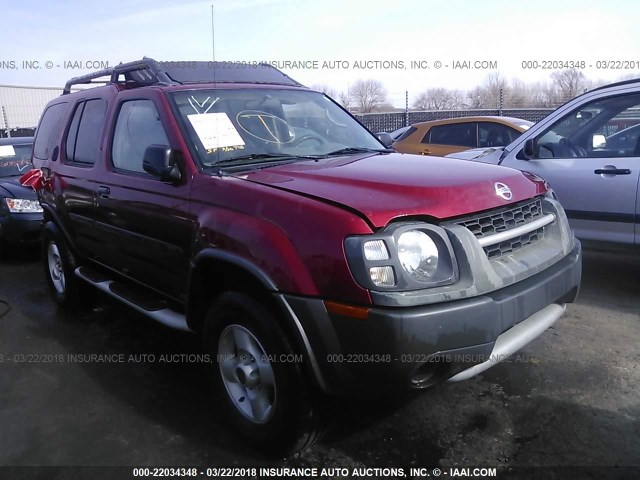 5N1ED28Y42C501762 - 2002 NISSAN XTERRA XE/SE RED photo 1