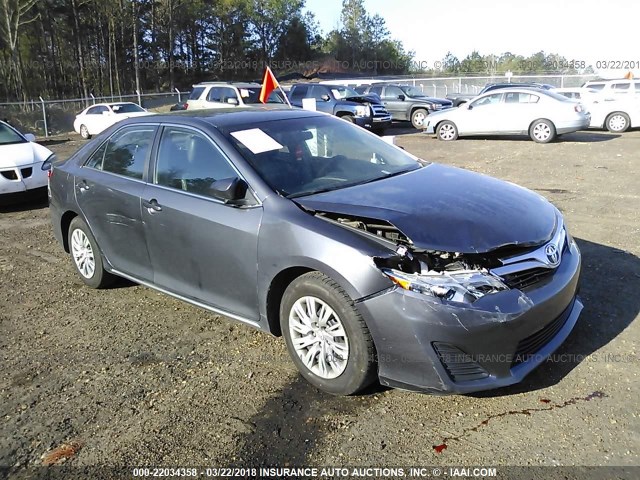 4T4BF1FK8ER444069 - 2014 TOYOTA CAMRY L/SE/LE/XLE GRAY photo 1