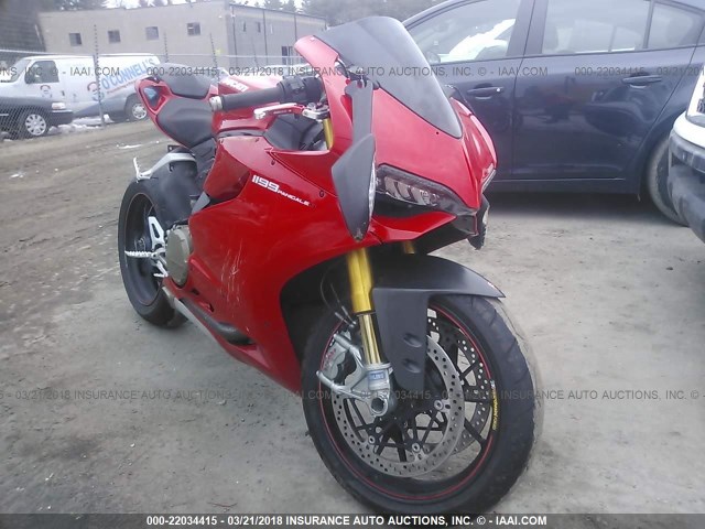 ZDM14BPW4DB008535 - 2013 DUCATI SUPERBIKE 1199 PANIGALE/S RED photo 1