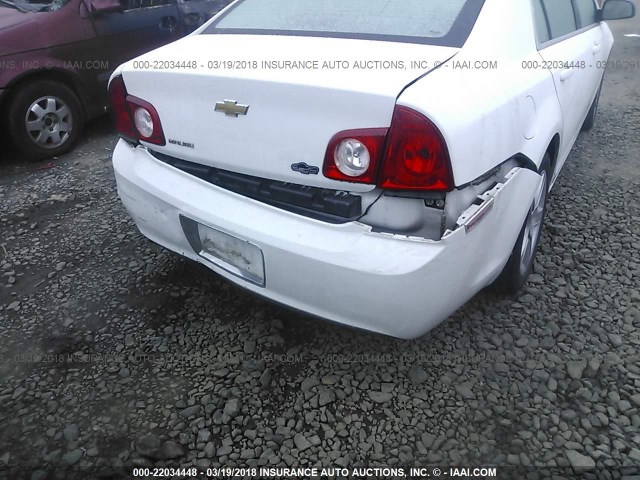 1G1ZA5EB1AF303386 - 2010 CHEVROLET MALIBU LS 白色 照片 6