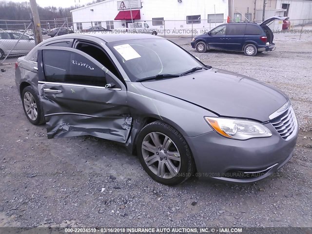 1C3CCBBB7DN666025 - 2013 CHRYSLER 200 TOURING GRAY photo 1