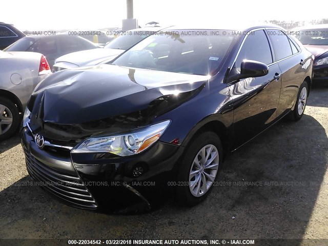 4T4BF1FK4GR518073 - 2016 TOYOTA CAMRY LE/XLE/SE/XSE BLACK photo 2
