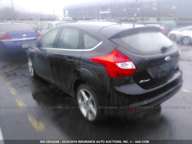 1FADP3N29DL265003 - 2013 FORD FOCUS TITANIUM BLACK photo 3