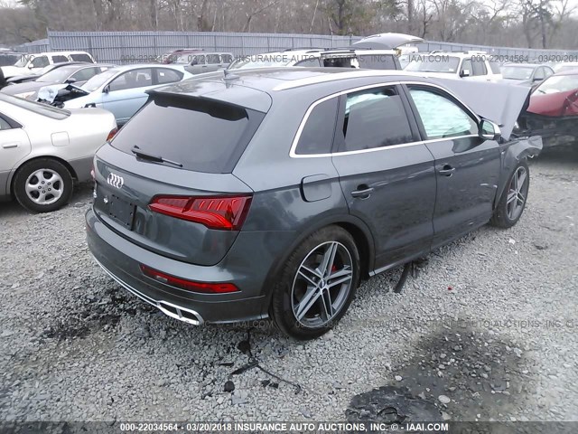 WA1A4AFY1J2040020 - 2018 AUDI SQ5 PREMIUM PLUS GRAY photo 4