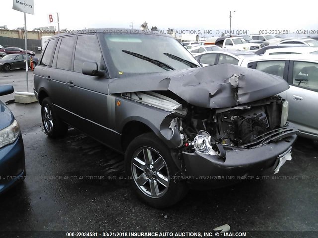 SALME11483A120131 - 2003 LAND ROVER RANGE ROVER HSE GRAY photo 1