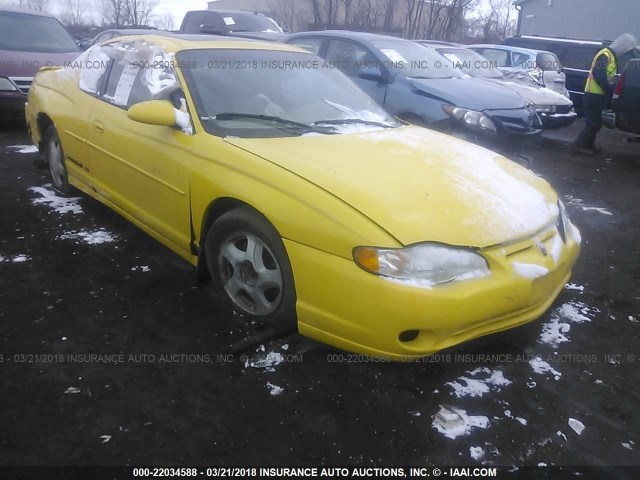 2G1WX15K429389877 - 2002 CHEVROLET MONTE CARLO SS YELLOW photo 1