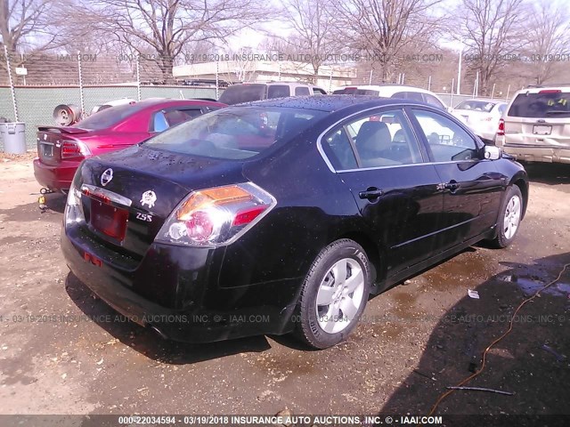 1N4AL21EX8N525590 - 2008 NISSAN ALTIMA 2.5/2.5S BLACK photo 4