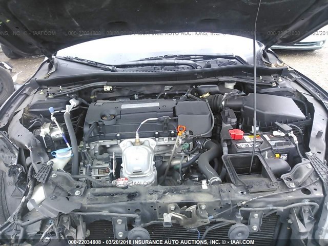 1HGCR2F7XEA055531 - 2014 HONDA ACCORD EX BLACK photo 10