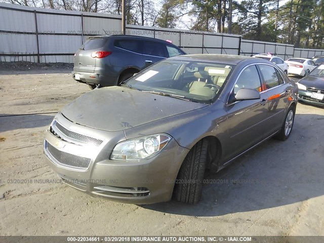 1G1ZD5E08AF320806 - 2010 CHEVROLET MALIBU 2LT BROWN photo 2