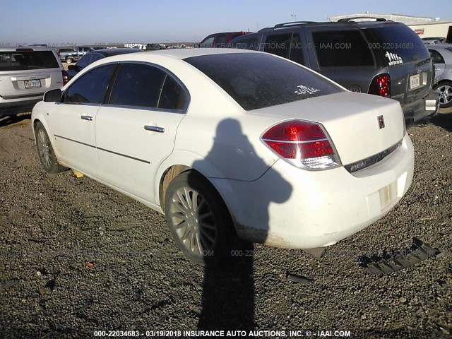 1G8ZV577X7F169646 - 2007 SATURN AURA XR WHITE photo 3