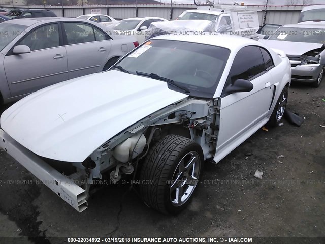 1FAFP47VXXF180678 - 1999 FORD MUSTANG COBRA SVT WHITE photo 2