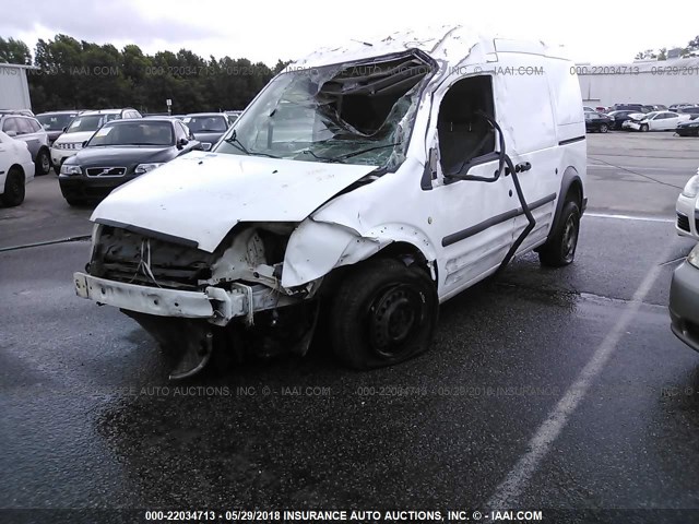 NM0LS7AN4BT057522 - 2011 FORD TRANSIT CONNECT XL WHITE photo 2