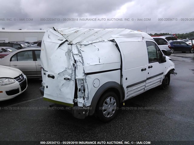 NM0LS7AN4BT057522 - 2011 FORD TRANSIT CONNECT XL WHITE photo 6