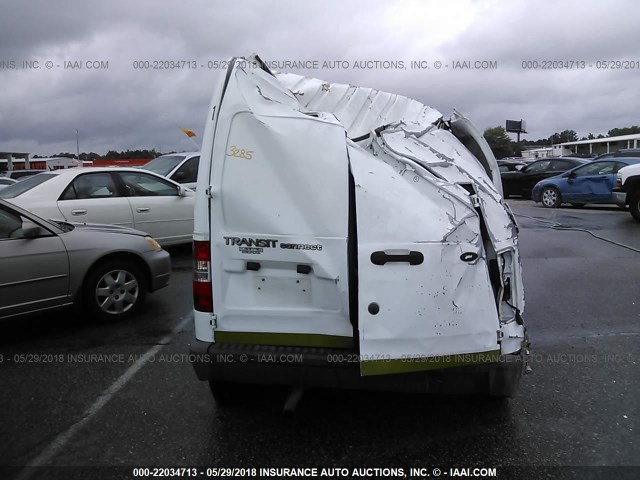 NM0LS7AN4BT057522 - 2011 FORD TRANSIT CONNECT XL WHITE photo 8