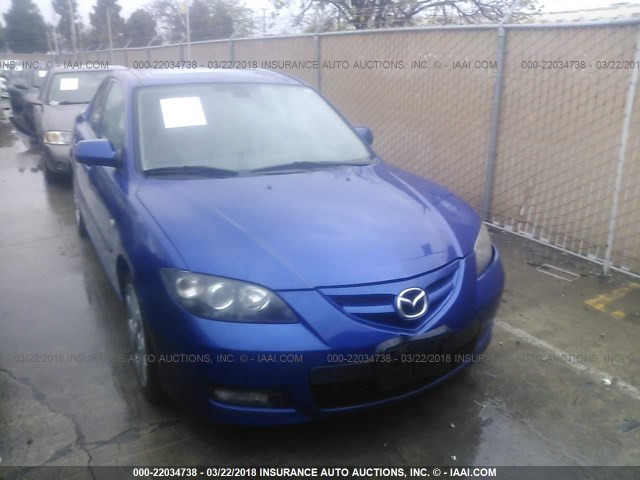 JM1BK323371656094 - 2007 MAZDA 3 S BLUE photo 1