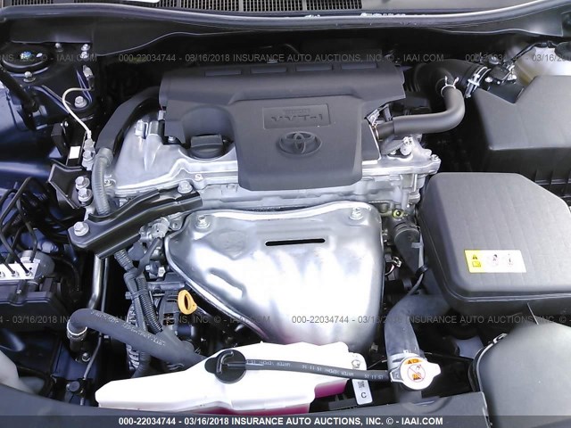 4T1BF1FK4HU778601 - 2017 TOYOTA CAMRY LE/XLE/SE/XSE BLUE photo 10