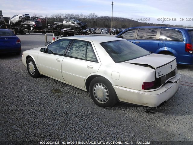 1G6KY5296RU829979 - 1994 CADILLAC SEVILLE STS WHITE photo 3