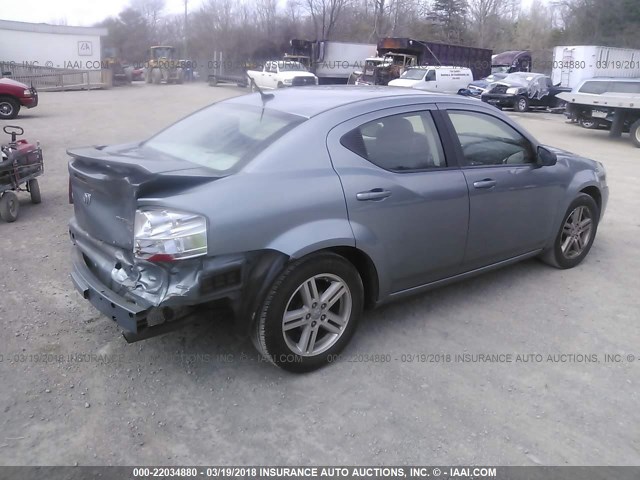 1B3LC56B89N532155 - 2009 DODGE AVENGER SXT/R/T GRAY photo 4