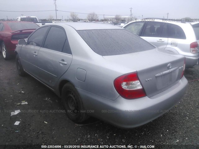 4T1BE32K64U925158 - 2004 TOYOTA CAMRY LE/XLE/SE GRAY photo 3