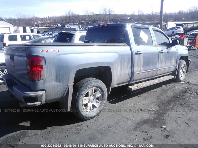 1GCUKREC7FF203931 - 2015 CHEVROLET SILVERADO K1500 LT BLUE photo 4