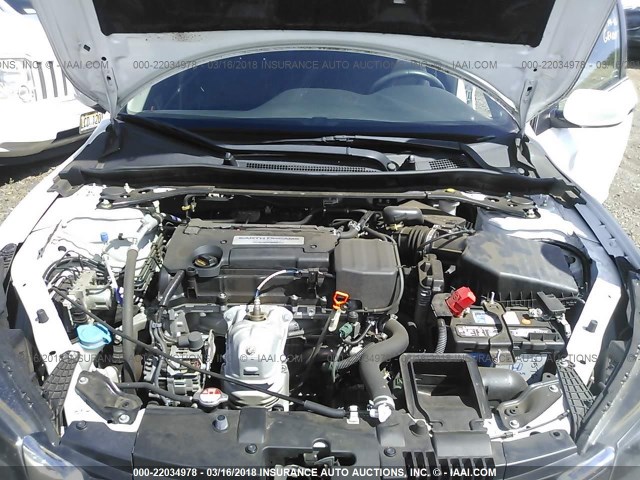 1HGCR2F53FA096017 - 2015 HONDA ACCORD SPORT Ақ фото 10