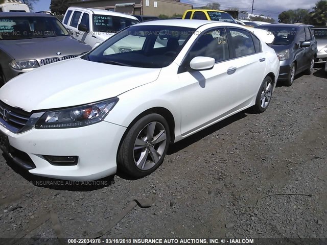 1HGCR2F53FA096017 - 2015 HONDA ACCORD SPORT Ақ фото 2