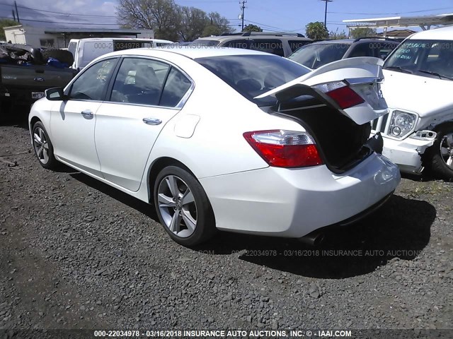 1HGCR2F53FA096017 - 2015 HONDA ACCORD SPORT Ақ фото 3