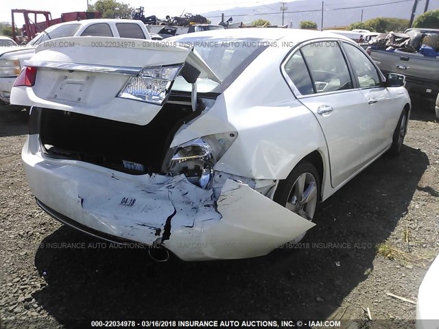 1HGCR2F53FA096017 - 2015 HONDA ACCORD SPORT Ақ фото 4